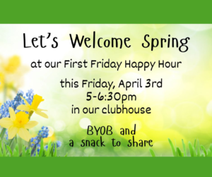 Happy Hour April 3, 2026